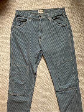 Hey Gang Women’s Blue Railroad Stripe Jeans
